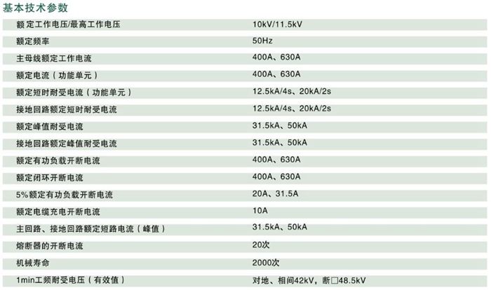 落地式高壓充氣式開關(guān)柜SF6-630